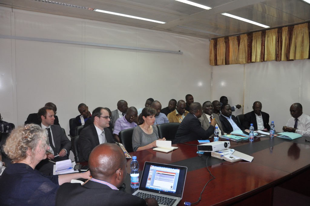 Launching ceremony of the artisanal and small scale mining project with Pact, ELL and IPIS in Kinshasa. Picture by Pact.